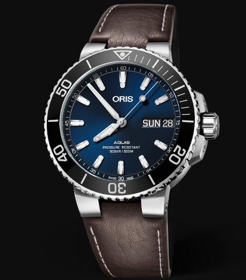 Oris Aquis Big Day Date 45.5mm 01 752 7733 4135-07 5 24 10EB Replica Watch